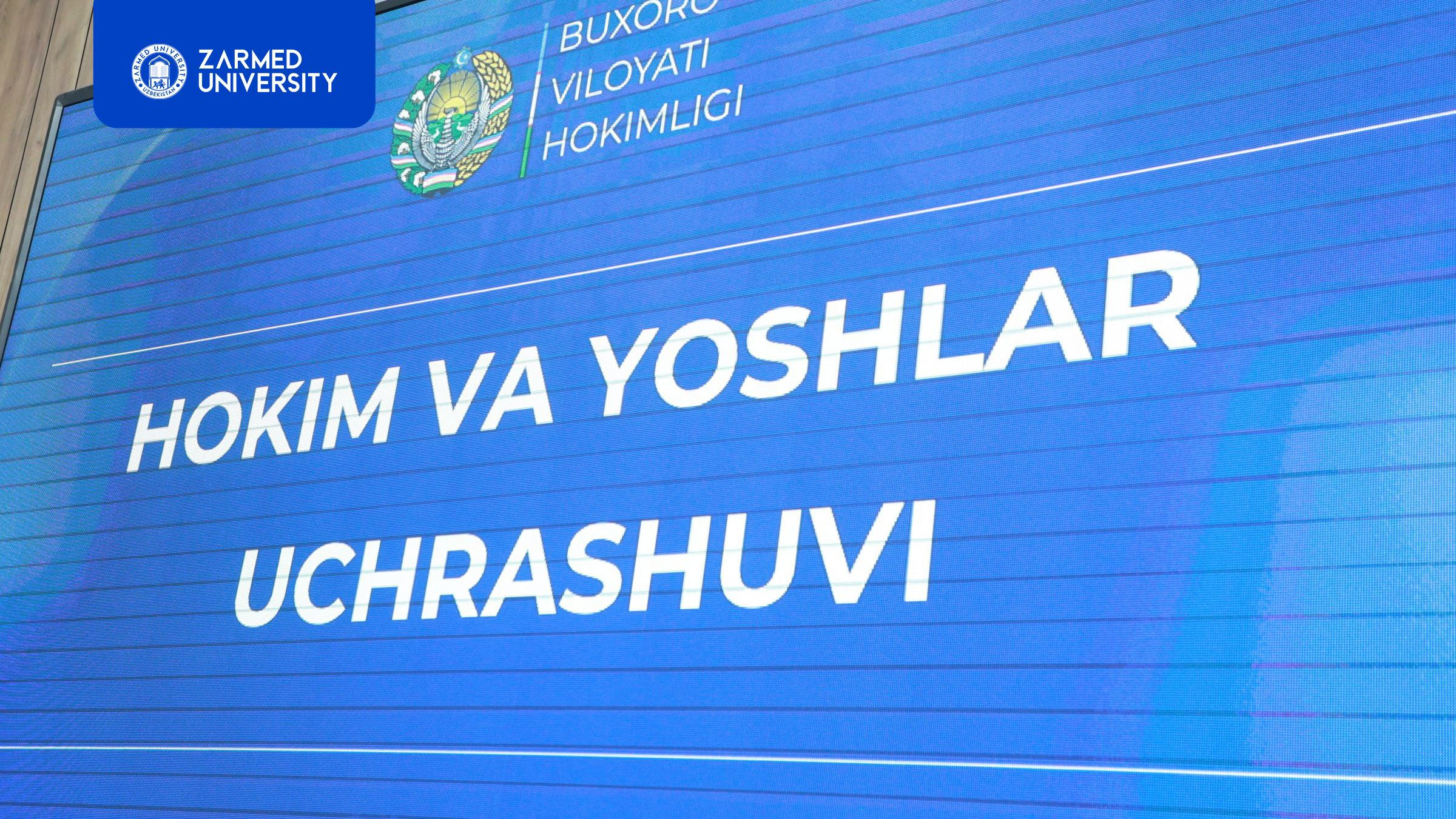 Bukhara Regional Governor Botir Zaripov Komilovich Visited ZARMED University - photo 3